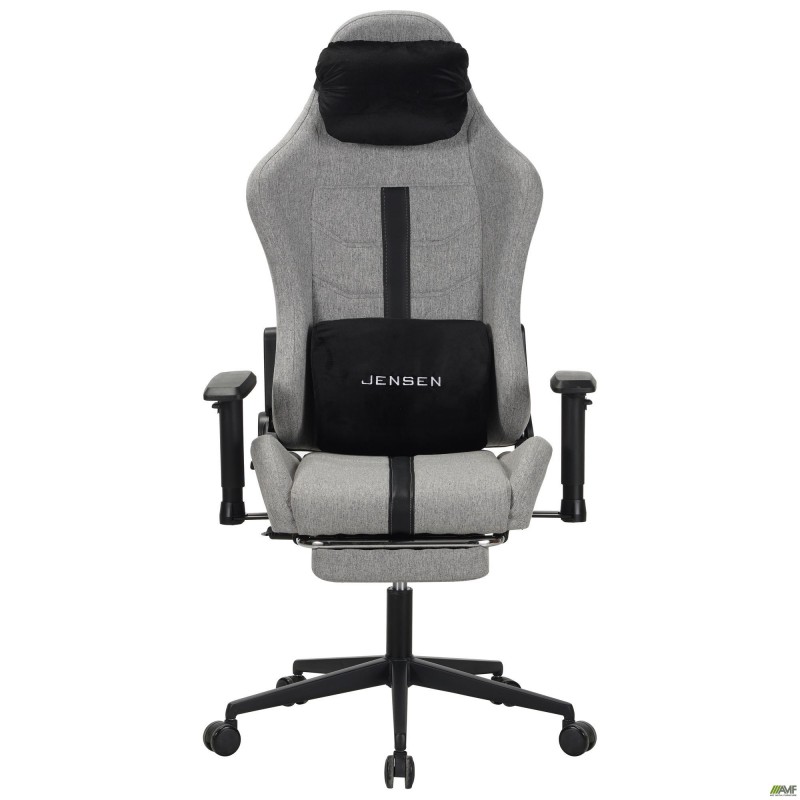 Крісло VR Racer Textile Jensen темно-сірий AMF