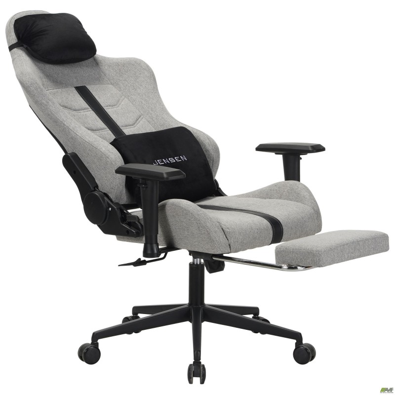 Крісло VR Racer Textile Jensen темно-сірий AMF