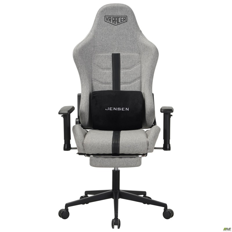 Крісло VR Racer Textile Jensen темно-сірий AMF