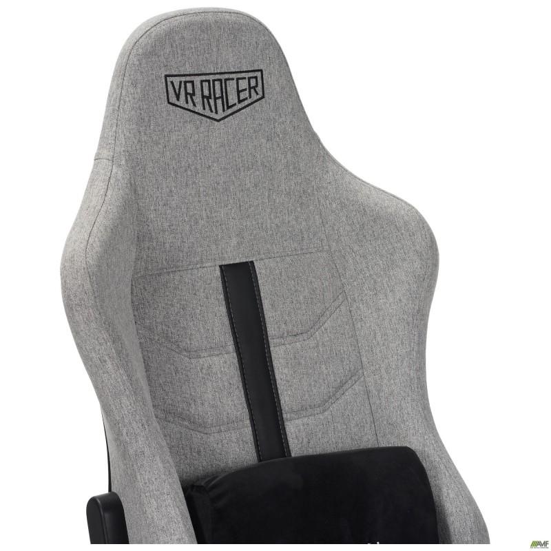 Крісло VR Racer Textile Jensen темно-сірий AMF