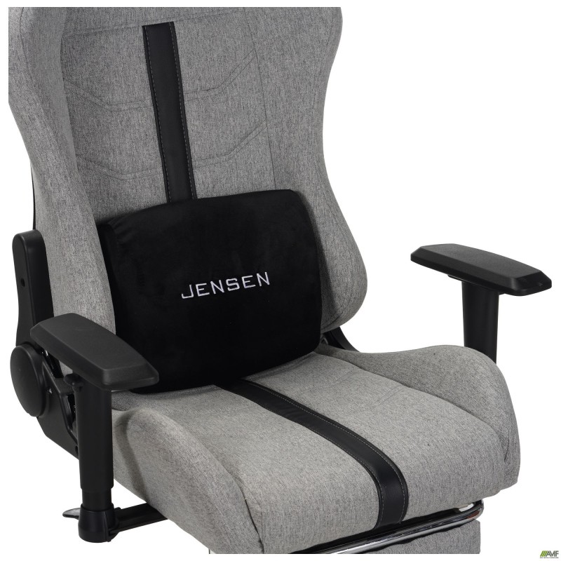 Крісло VR Racer Textile Jensen темно-сірий AMF