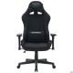 Крісло VR Racer Textile Maximus тканина чорна/чорний AMF