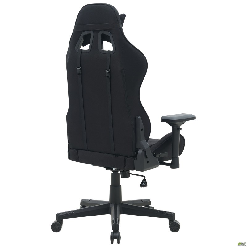 Крісло VR Racer Textile Maximus тканина чорна/чорний AMF