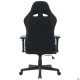 Крісло VR Racer Textile Maximus тканина чорна/чорний AMF