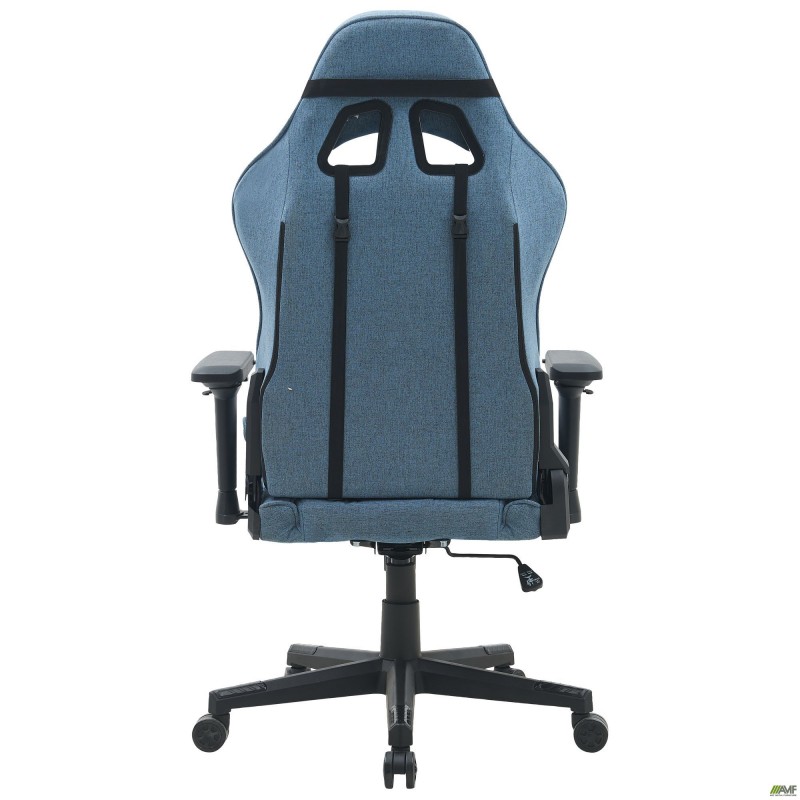 Крісло VR Racer Textile Maximus тканина сіра/чорна AMF