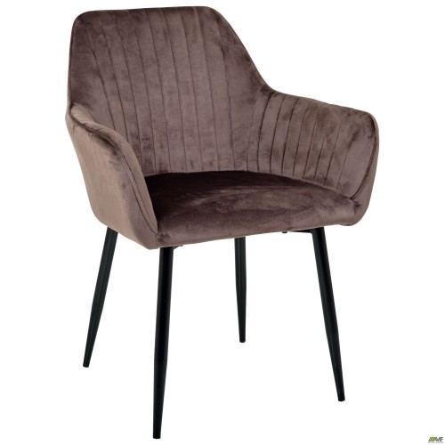 Крісло Venera-C вельвет шоколад AMF