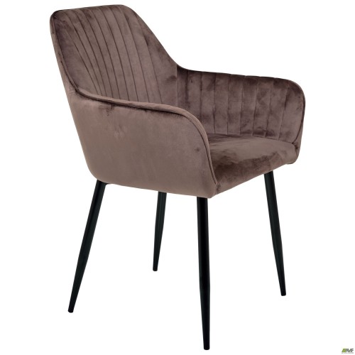 Крісло Venera-C вельвет шоколад AMF