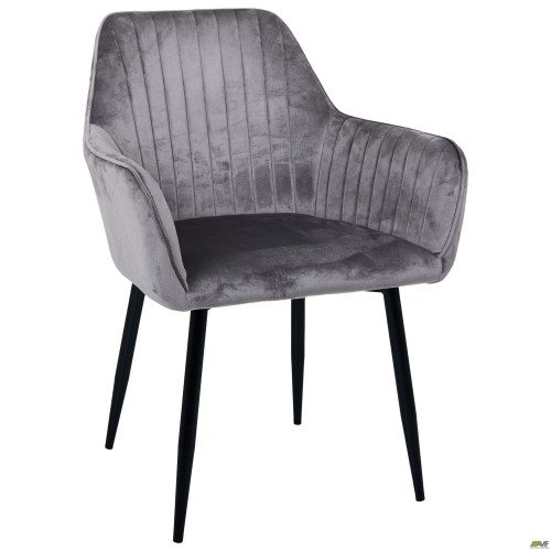 Крісло Venera-C вельвет теплий сірий AMF