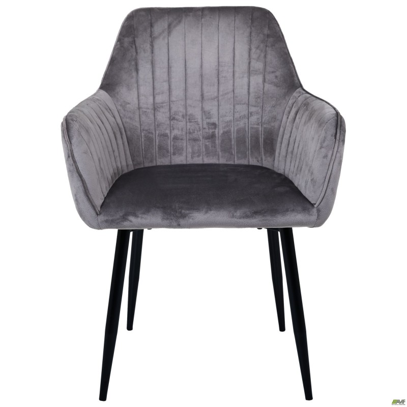 Крісло Venera-C вельвет теплий сірий AMF