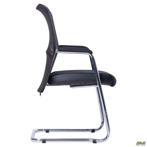 Крісло Аеро CF хром сидіння сітка Чорна, Неаполь N-20/Спинка сітка чорна AMF