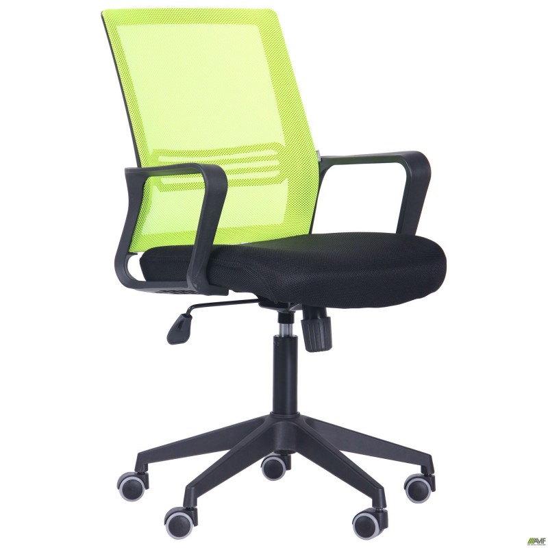 Крісло Джун сидіння Сітка чорна/спинка Сітка лайм AMF