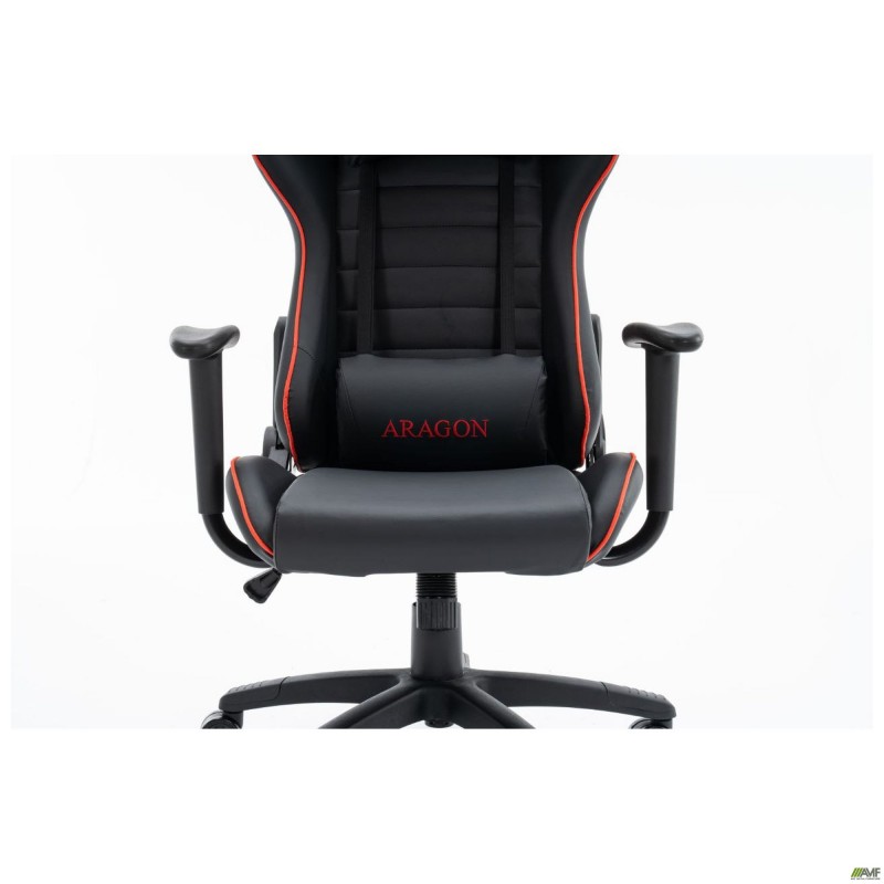 Крісло геймерське VR Racer Original Aragon чорний/червоний AMF