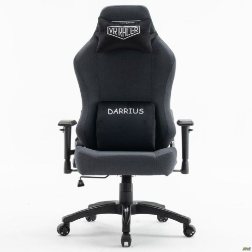 Крісло геймерське VR Racer Textile Darrius сірий AMF
