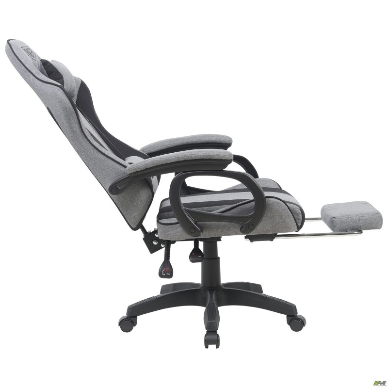 Крісло геймерське VR Racer Textile Dyson темно-сірий/чорний AMF