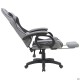 Крісло геймерське VR Racer Textile Dyson темно-сірий/чорний AMF