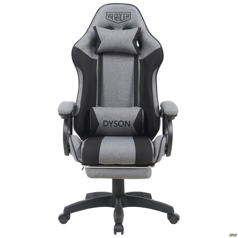 Крісло геймерське VR Racer Textile Dyson темно-сірий AMF