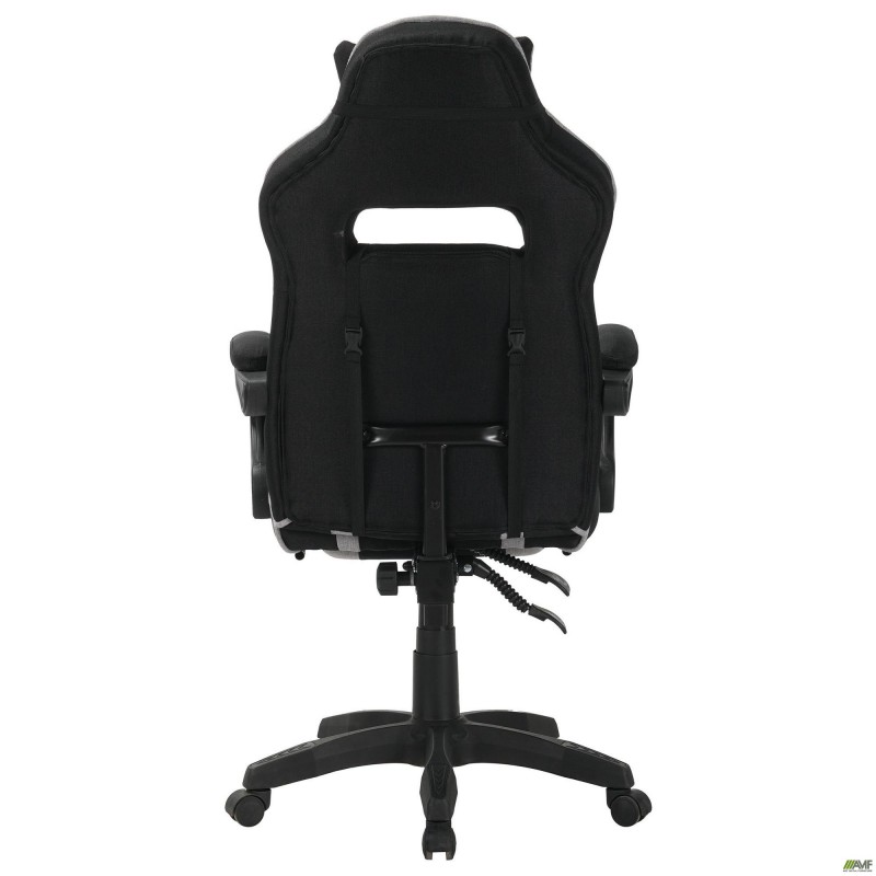 Крісло геймерське VR Racer Textile Webster чорний/сірий AMF