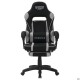 Крісло геймерське VR Racer Textile Webster чорний/сірий AMF