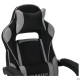 Крісло геймерське VR Racer Textile Webster чорний/сірий AMF