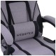 Крісло геймерське VR Racer Textile Webster Сірий/чорний AMF