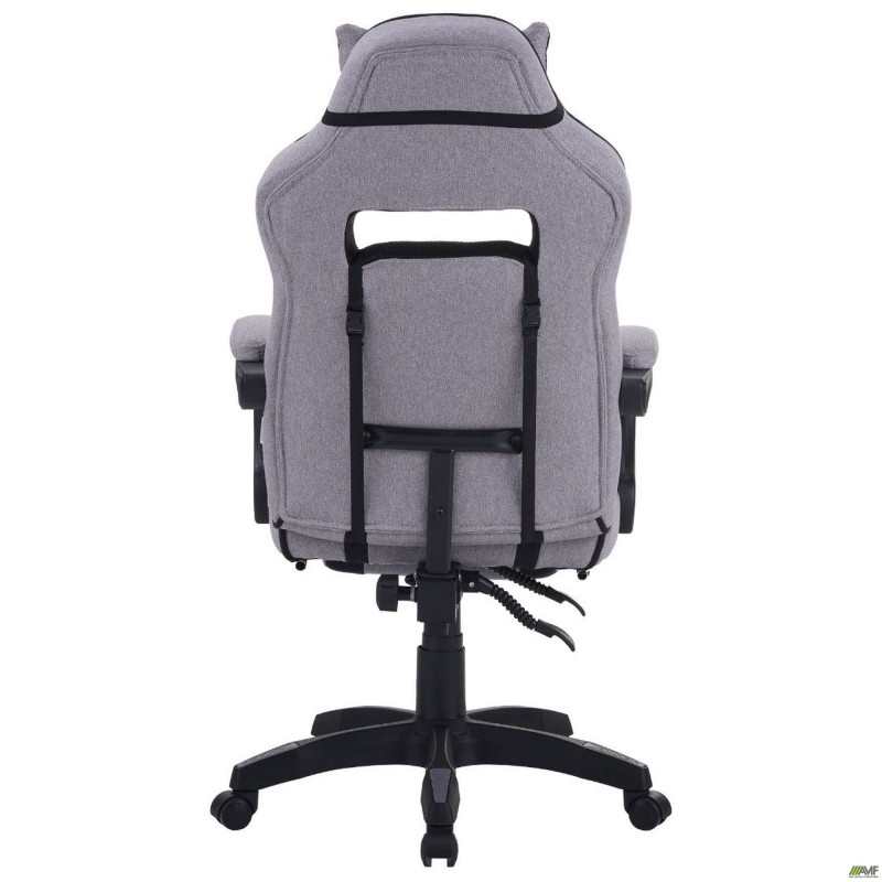 Крісло геймерське VR Racer Textile Webster Сірий/чорний AMF