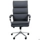 Крісло керівника Faraon шкірзам сірий AMF