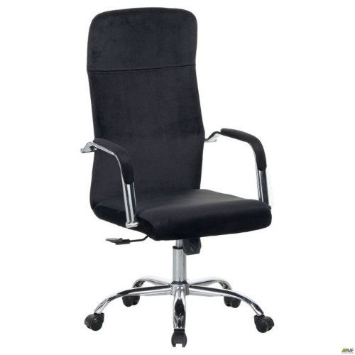 Крісло керівника Gaspar велюр чорний AMF