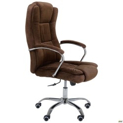 Крісло керівника Julian velvet brown AMF