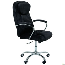 Крісло керівника Oliver velvet black AMF