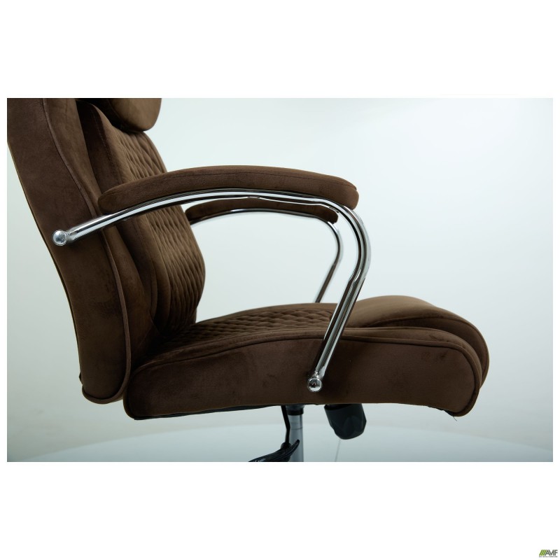 Крісло керівника Oliver velvet brown AMF