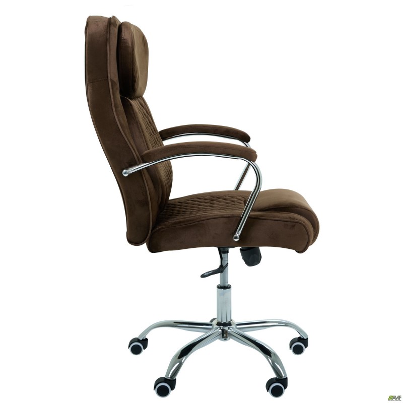 Крісло керівника Oliver velvet brown AMF