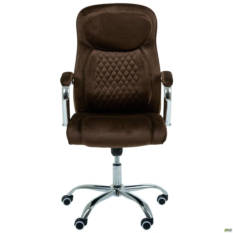 Крісло керівника Oliver velvet brown AMF