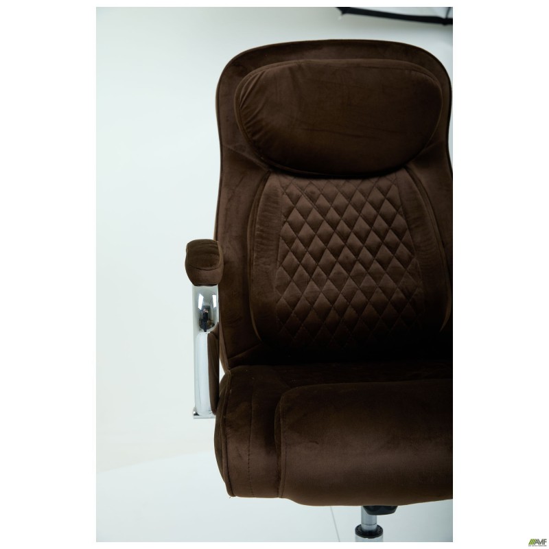 Крісло керівника Oliver velvet brown AMF