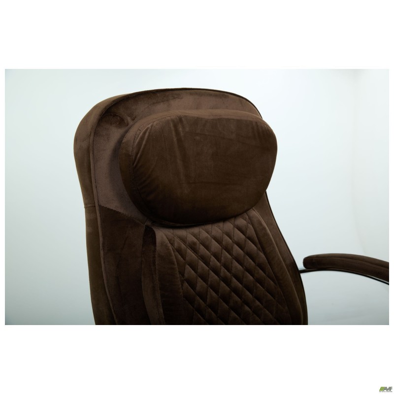 Крісло керівника Oliver velvet brown AMF