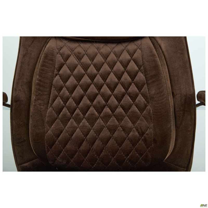 Крісло керівника Oliver velvet brown AMF