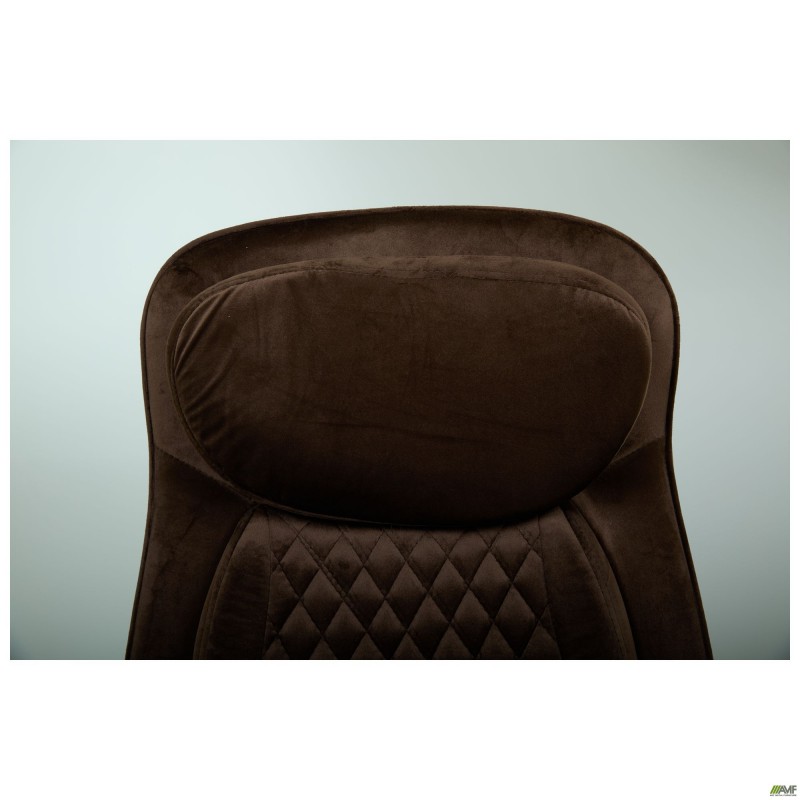 Крісло керівника Oliver velvet brown AMF