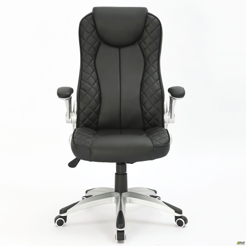 Крісло керівника Parker шкірозамінник чорний AMF