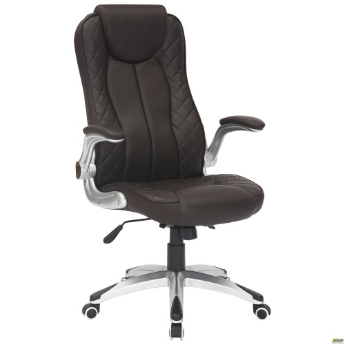Крісло керівника Parker шкірозамінник коричневий AMF