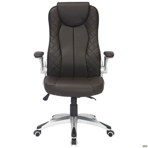 Крісло керівника Parker шкірозамінник коричневий AMF