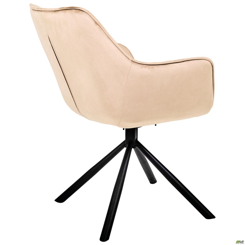 Крісло поворотне Jasmin вельвет капучіно AMF