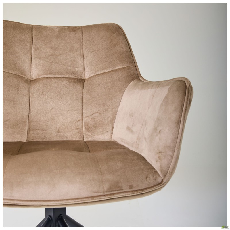 Крісло поворотне Jasmin вельвет капучіно AMF