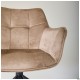 Крісло поворотне Jasmin вельвет капучіно AMF