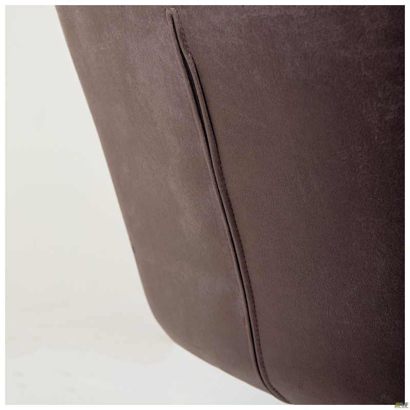 Крісло поворотне Jasmin вельвет шоколад AMF