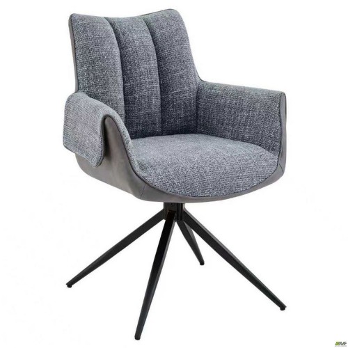 Крісло поворотне Medeline сірий AMF