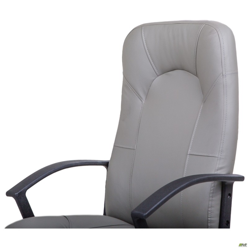 Крісло Ровер Tilt Шкiрозамiнник сірий AMF