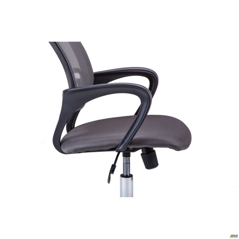 Крiсло Веб Хром Сiтка сiра AMF