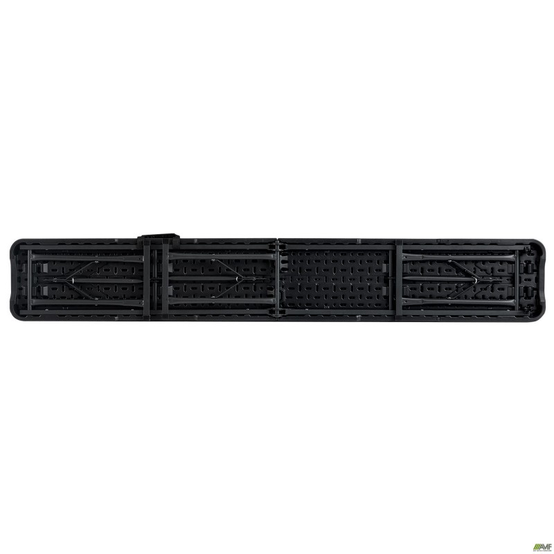 Лавка складана Jilly пластик під дерево чорний AMF