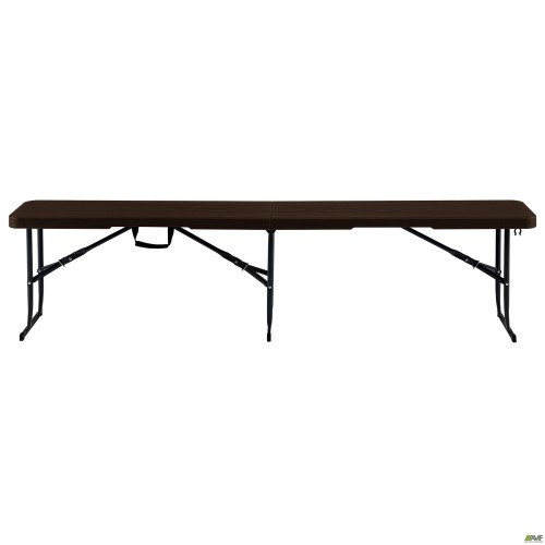 Лавка складана Jilly пластик під дерево коричневий AMF