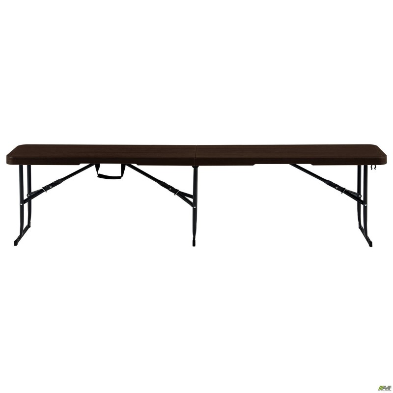 Лавка складана Jilly пластик під дерево коричневий AMF