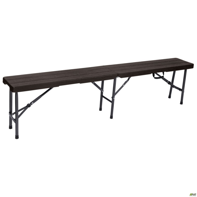 Лавка складана Джилі пластик Rattan Brown AMF